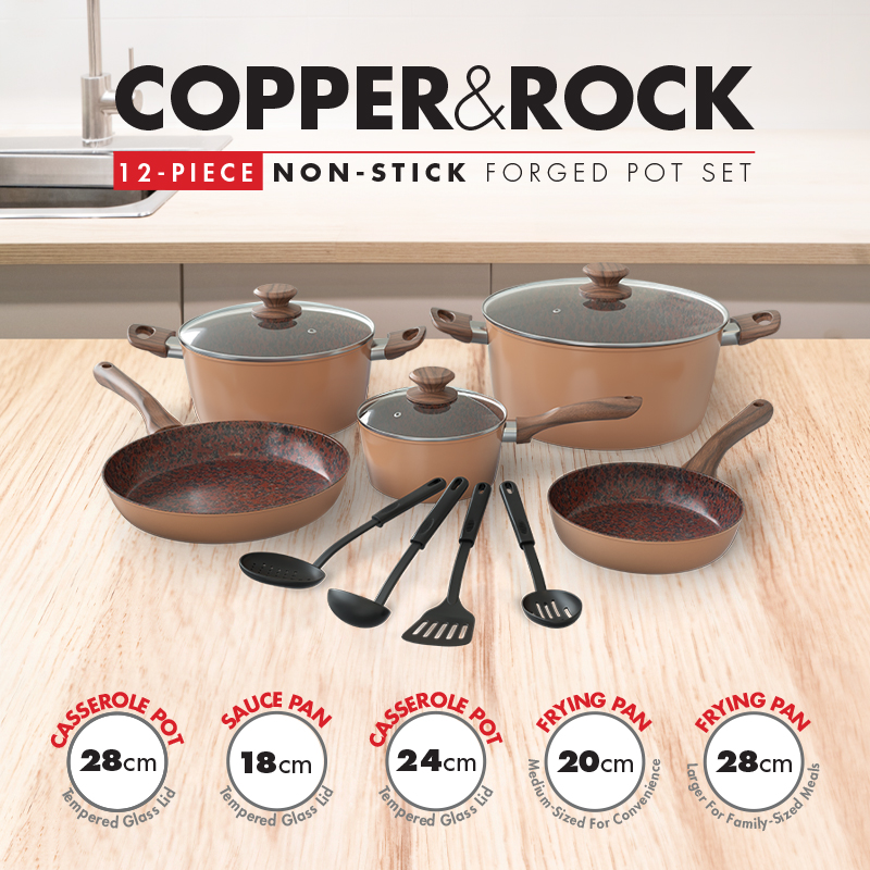 Bennett Read 12 Piece Copper and Rock Set - Bennett Read